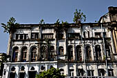Yangon Myanmar. Old colonial buildings on Strand Rd. 
